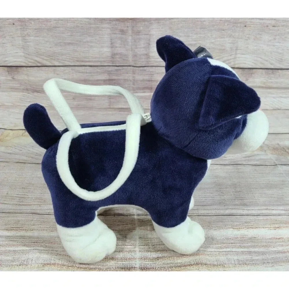 Gymboree Girl's Plush Frenchie French Bulldog Dog Purse Stuffed Animal 8